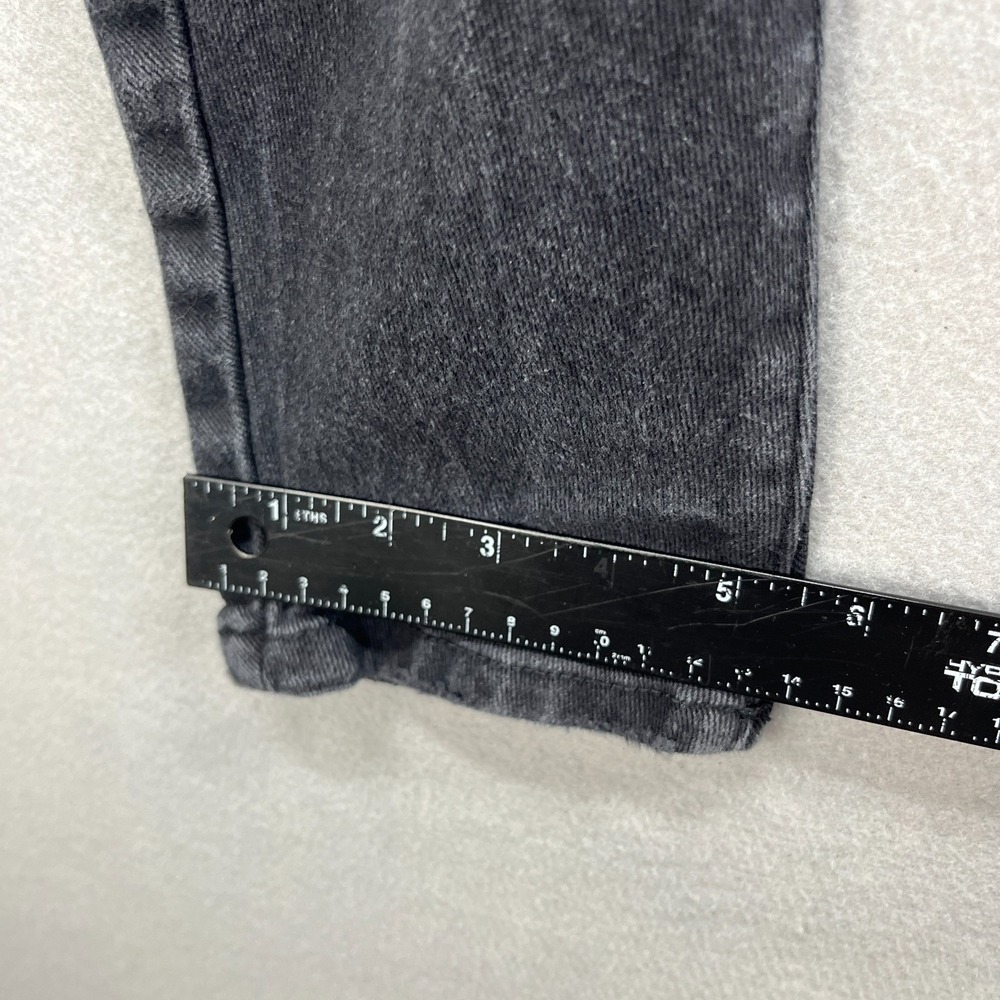 Rue21 Skinny Arc Supreme Flex Jeans Mens 30x30.5* Black Distressed Denim Pants - Picture 10 of 13